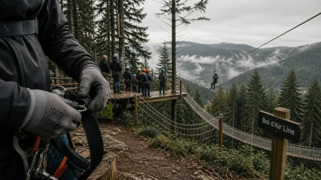 bol d'air la bresse : harnais et tyrolienne en forêt vosgienne