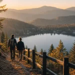 Decouvrir vosges : sentier vers la Route des Crêtes, lac de Gérardmer et Hohneck