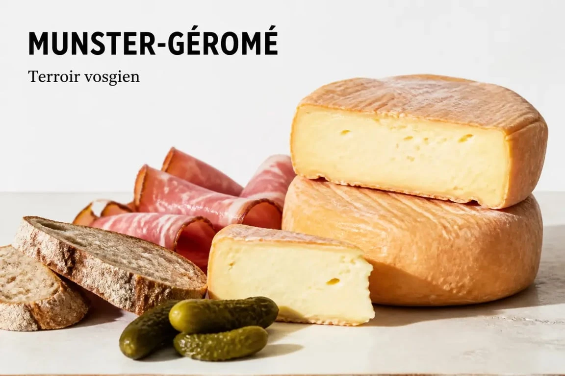 Spécialité des Vosges : munster-géromé et charcuterie de terroir