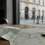 Le Thillot : plan des Vosges et mairie en salle d’accueil