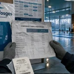 Affiche comparatif piscine vosges : bassin sportif ou espace détente ou piscine familiale, tarifs et horaires