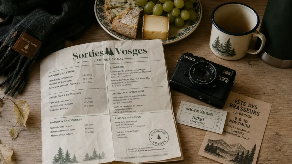 Sortir Vosges : prospectus de foires et fêtes dans les Vosges