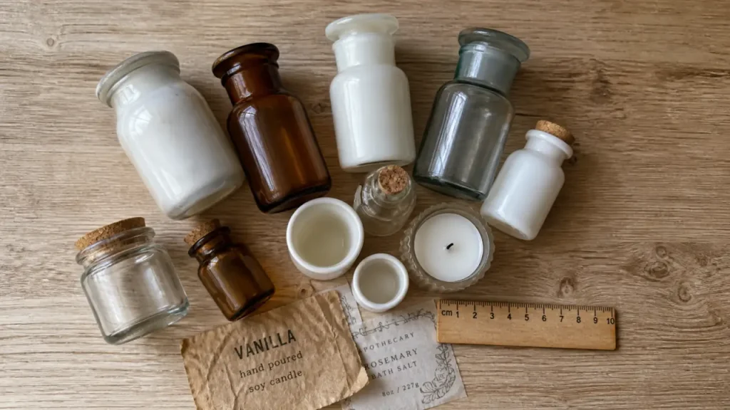 Verrerie flory à Sorgues : bocaux et flacons en verre