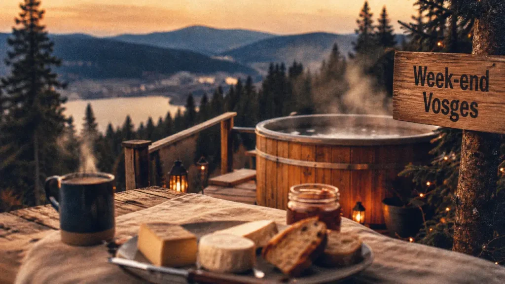 week end insolite vosges : bain nordique privatif chauffé
