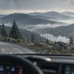 ballon des vosges tourisme : route de crête, lac brumeux, belvédère