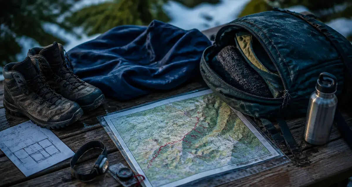 Circuit randonnée 2 jours Vosges : crêtes, lacs et refuges. Carte, sac et boussole.