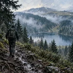 Circuit randonnée 3 jours vosges : sentier vers lac et refuge