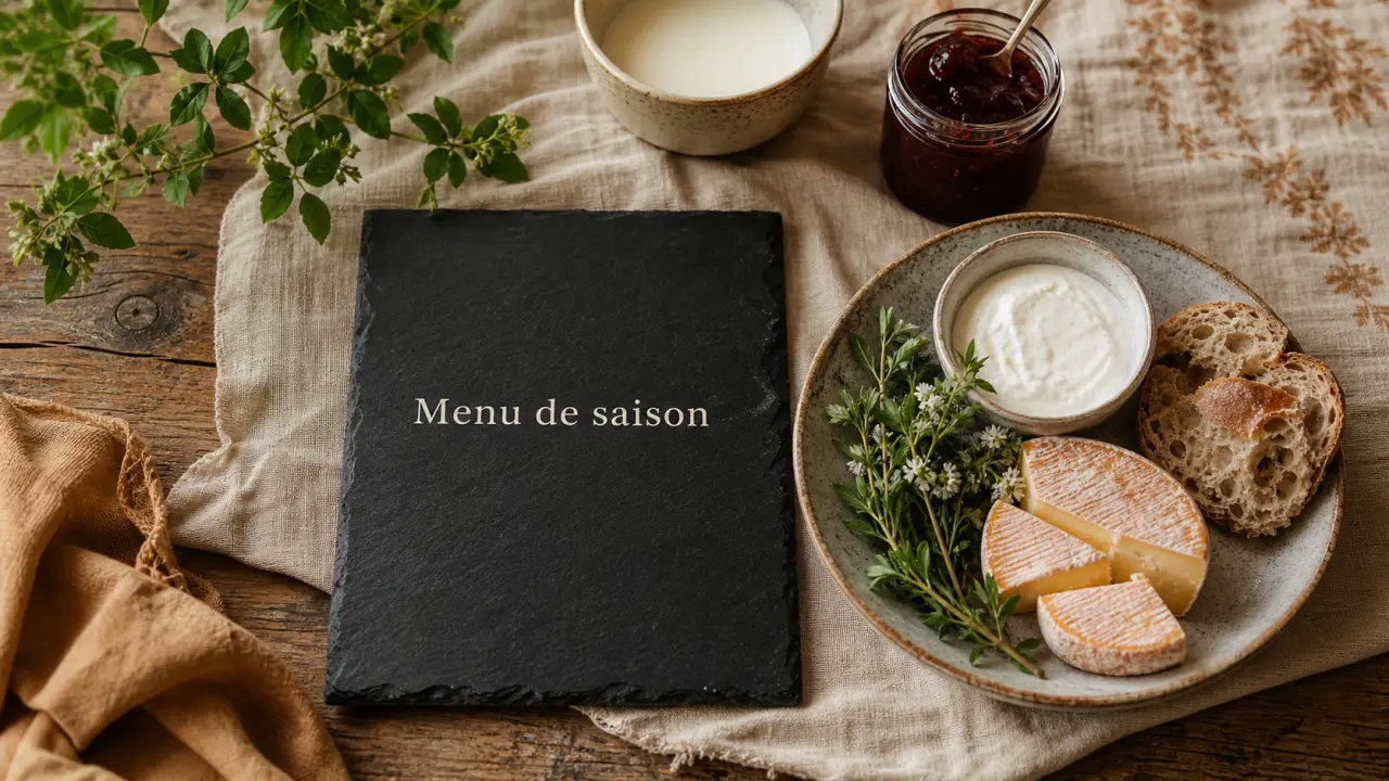 ferme auberge lindenhof menu de saison : produits fermiers