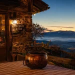 Ferme auberge treh et vue panoramique vers Markstein