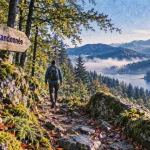 Parcours randonnée Vosges : sentier de crête et lac, randonnée