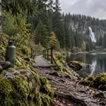 Petite randonnée Vosges : lac sombre, passerelle vers cascade