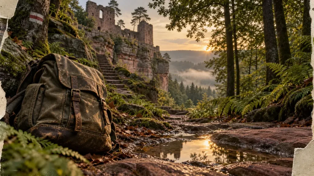 Randonnée 3 jours Vosges du Nord : grès rose et châteaux en forêt