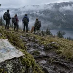 Randonnée à faire dans les Vosges : sentier vers crête et lac