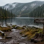 Randonnée lacs Vosges : sentier vers un lac vosgien bordé de sapins