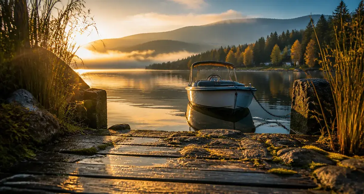 Tourisme vosges gerardmer : lac de Gérardmer au golden hour