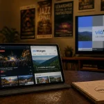 via vosges : salon vosgien, écran en direct sans replay