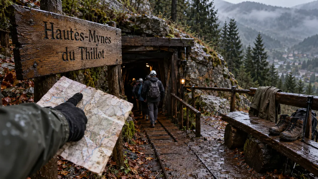 Mines à visiter dans les Vosges : entrée de galerie fraîche au Thillot