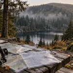 Randonnée en étoile Vosges : camp de base près du lac et des crêtes