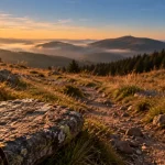 Randonnée gr vosges : sentier GR balisé sur crêtes