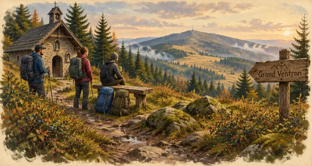Randonnée ventron vosges : ermitage Frère-Joseph, sentier et chaumes du Grand Ventron