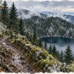 Randonnée dans les Vosges alsaciennes : sentier de crête et lac