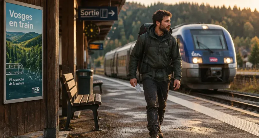 Randonnée Vosges en train : gares utiles, itinéraires sans voiture et pièges à éviter
